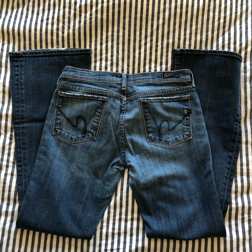 Citizens of Humanity Ingrid flare jean dark wash